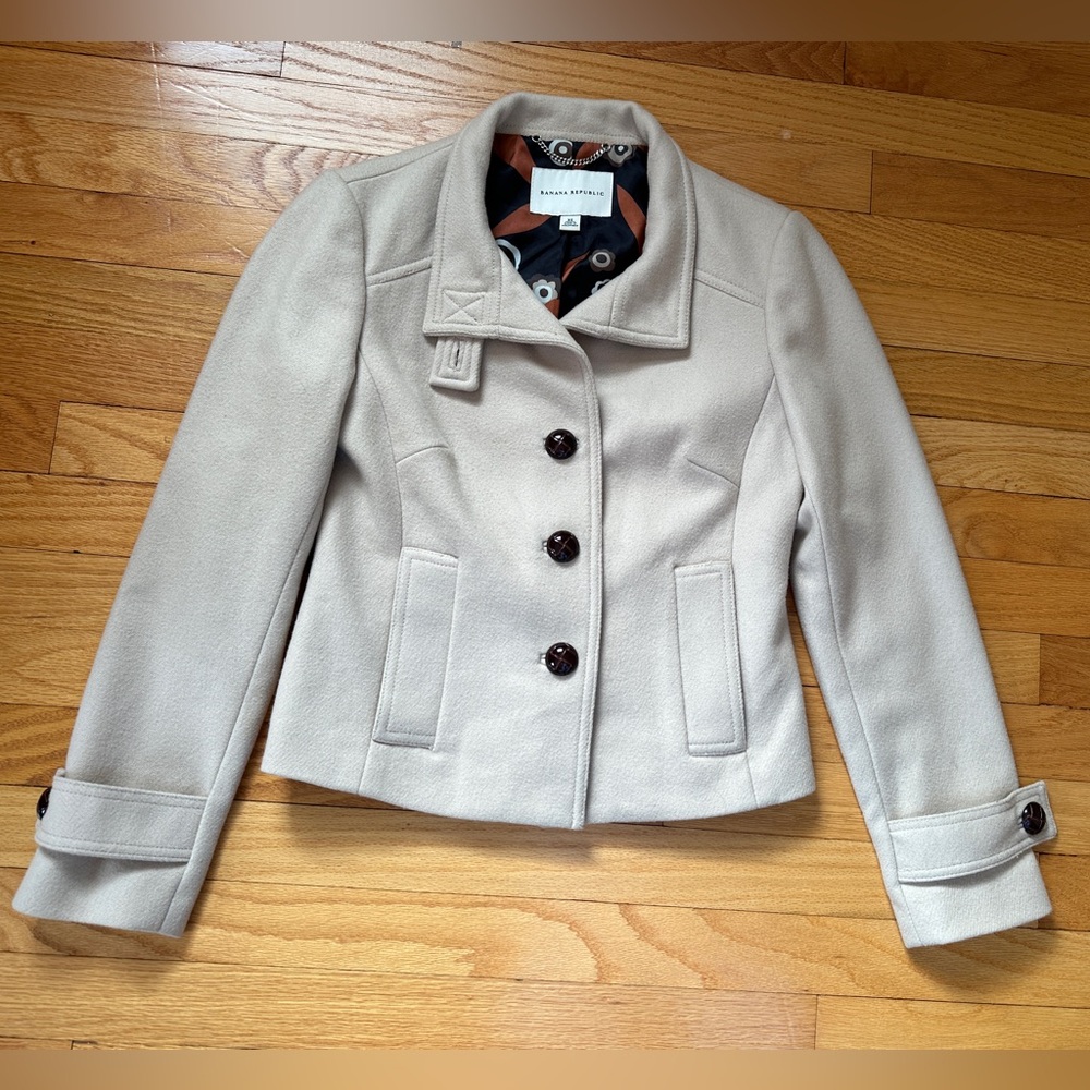 Banana Republic wool blazer coat jacket